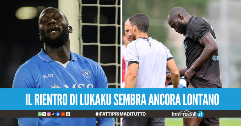 Tegola Lukaku, si allungano i tempi di recupero dell’attaccante