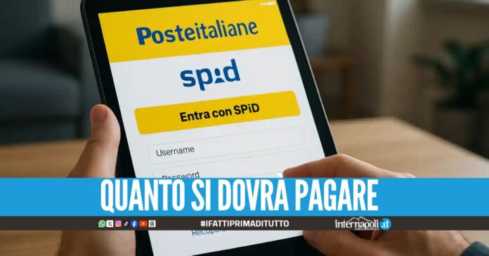Svolta per lo Spid di Poste, sarà a pagamento dal 2026
