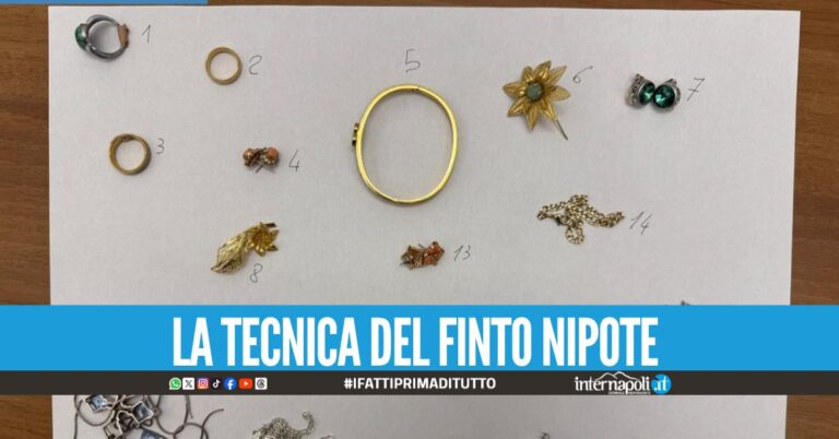 Rubano i gioielli dell'anziana, fermati 2 truffatori di Napoli