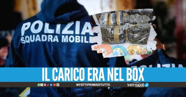 Nasconde 61 kg di hashish a Pagani, sequestro da 150mila euro