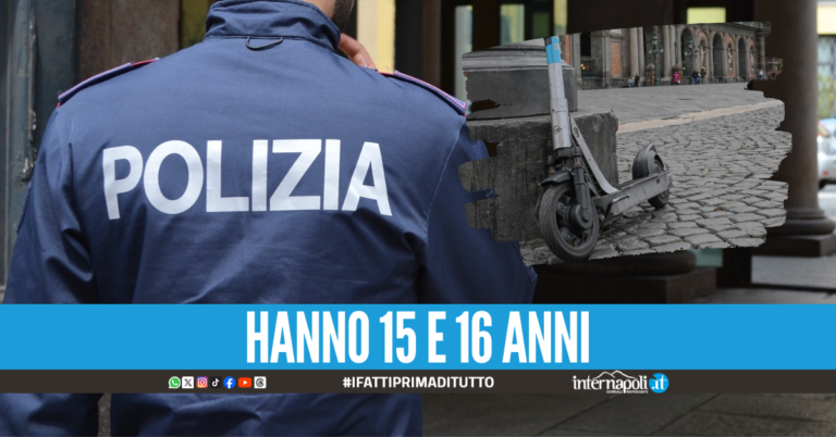 Donna colpita da un monopattino a Fuorigrotta, denunciati due minori