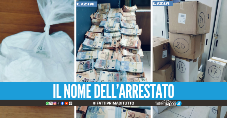 Droga, 417mila euro falsi e 200 kg di sigarette illegali: arrestato noto conduttore a Napoli