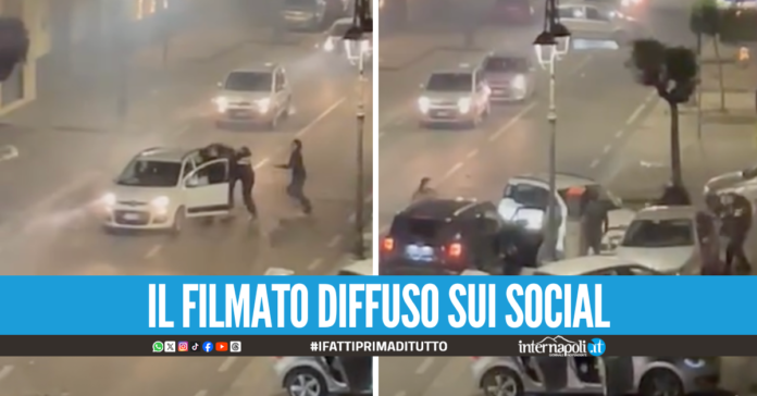 Follia a Qualiano, sparano petardi in strada e aggrediscono un automobilista