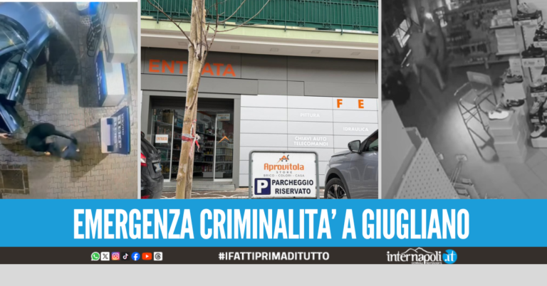 Furti e rapine, Giugliano fuori controllo. L'appello di FdI al Prefetto Clima di insicurezza in città
