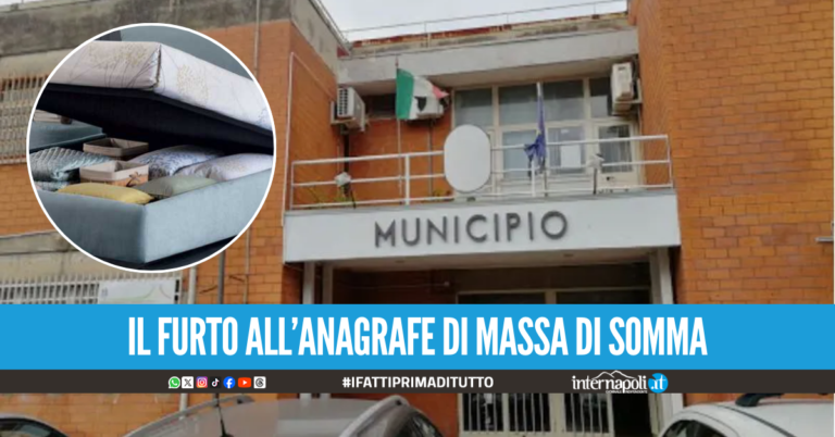 Furto da 300 euro al municipio poi si nasconde sotto al materasso, 40enne in manette