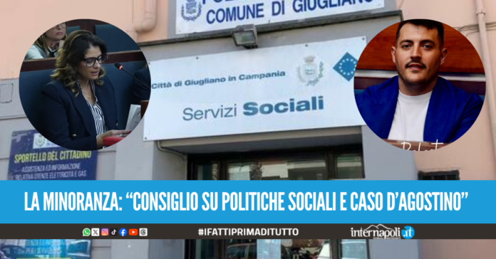 Giugliano. Cambio al vertice delle Politiche sociali, l'opposizione incalza Chiarimenti sul caso D'Agostino