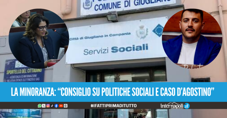 Giugliano. Cambio al vertice delle Politiche sociali, l'opposizione incalza Chiarimenti sul caso D'Agostino