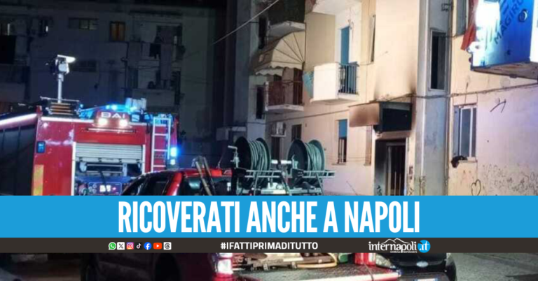 Incendio nel sottoscala di un appartamento a Eboli, quattro bambini in ospedale