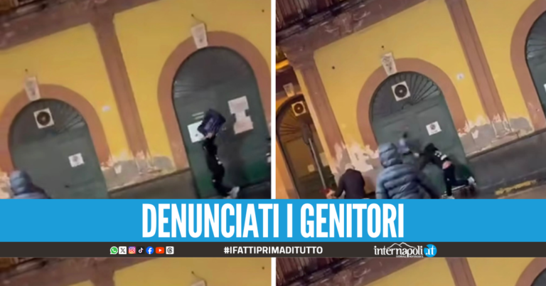 Inseguono ciclista e gli lanciano un bidone addosso ad Afragola, identificati i giovani