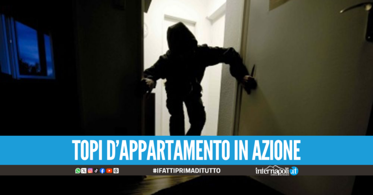 Ladri in casa mentre dormono, coppia rapinata a Pomigliano D'Arco