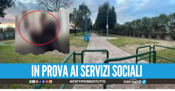Massacrato di botte nella villa comunale a S. Antimo, identificati i due responsabili