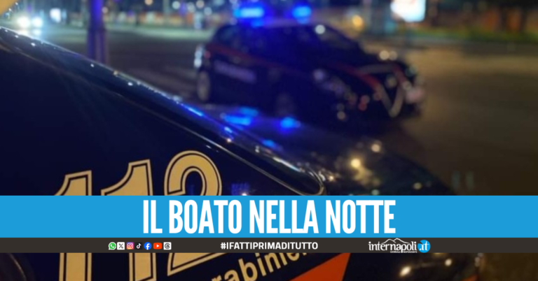 Paura a Brusciano, esplode ordigno sotto un auto nel cuore della notte