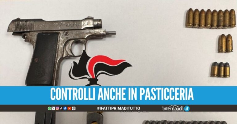 Pistola e caricatore scovati tra le case popolari a Pianura