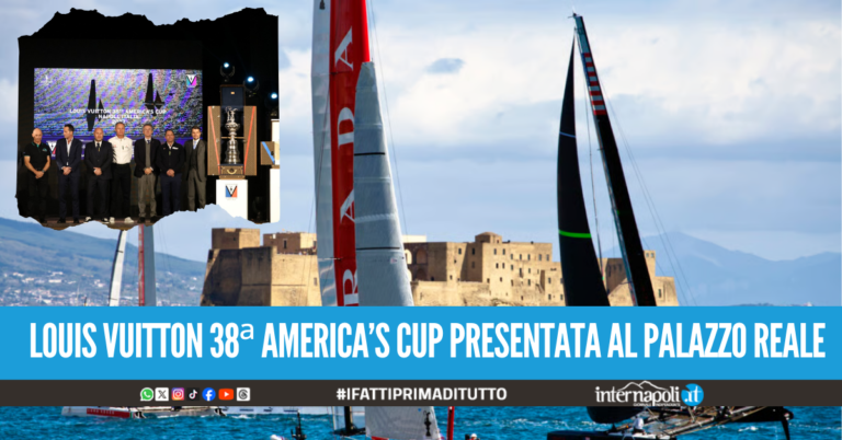 Presentati i team dell'America's Cup a Napoli, la prima regata il 10 luglio 2027