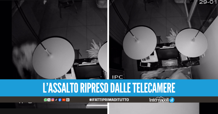 Raid da Capitolo Pizza a Palma Campania, ladri in fuga con la cassa e 10 centesimi