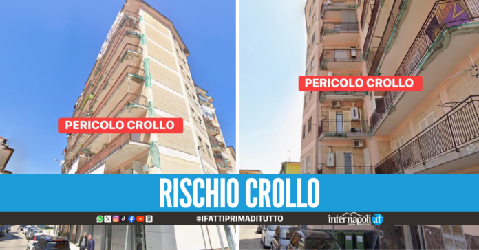Sgomberati due palazzi ad Arzano, evacuate 36 famiglie
