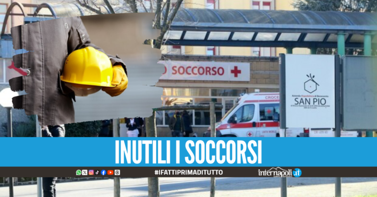 Tragedia sul lavoro in Campania, operaio 25enne muore dopo un malore