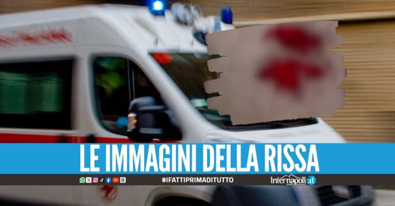 Volano le bottigliate in strada a Napoli, 2 feriti dopo la rissa