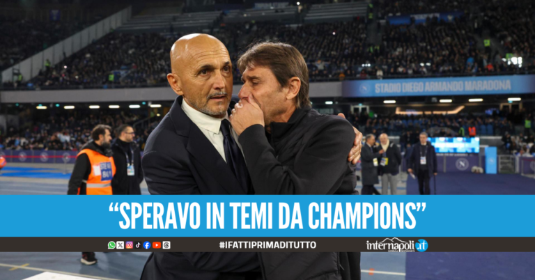 Spalletti risponde a Conte: "Le sue parole? Credevo fosse Intelligenza Artificiale"