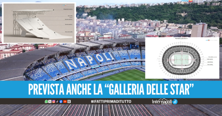Al via il restyling dello Stadio Maradona, migliore visibilità e parcheggi: come sarà