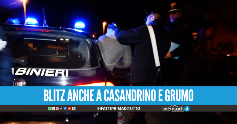 Blitz anticamorra a Sant'Antimo, 14 arresti: terremoto nei clan Puca, Verde e Ranucci