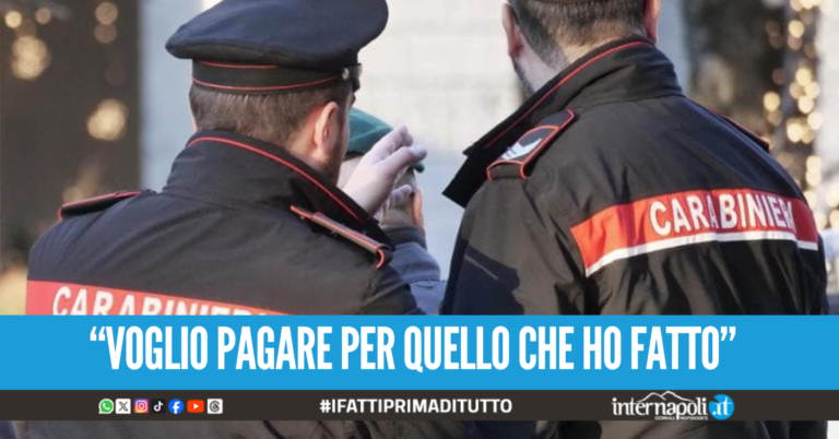 “Marescià voglio cambiare vita”, carabinieri arrestano pusher reo confesso