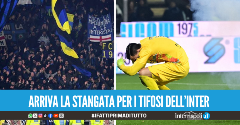 Tifosi dell’Inter graziati, stop alle trasferte ma solo fino al 23 marzo