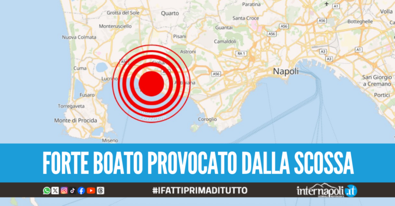 Trema ancora la terra ai Campi Flegrei, scossa di magnitudo 2.3 registrata all'alba