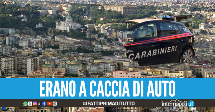 Minorenni sfrecciano in auto a Capodimonte: 