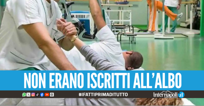 Finti fisioterapisti in centri di riabilitazione dell'Agro Aversano, denunciati in quattro