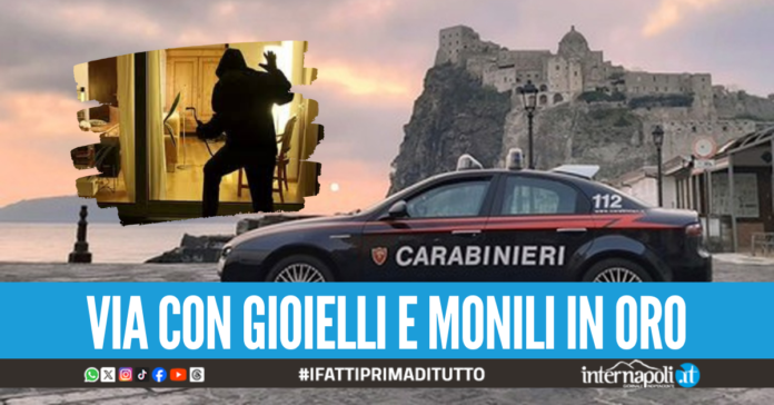 Anziano rapinato in casa a Ischia, chiuso a chiave nella stanza dai banditi durante il colpo