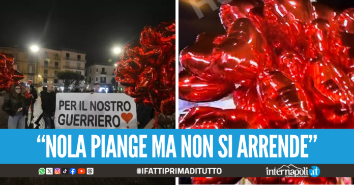 Trapianto col cuore bruciato al Monaldi, a Nola una fiaccolata per il piccolo Domenico