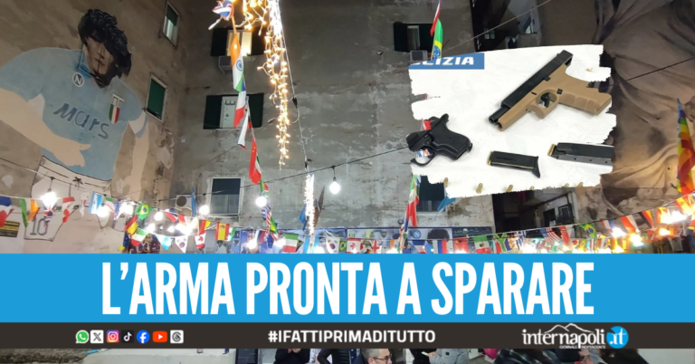 Pistola nel divano e munizioni sotto la sella dello scooter, beccato 25enne ai Quartieri Spagnoli