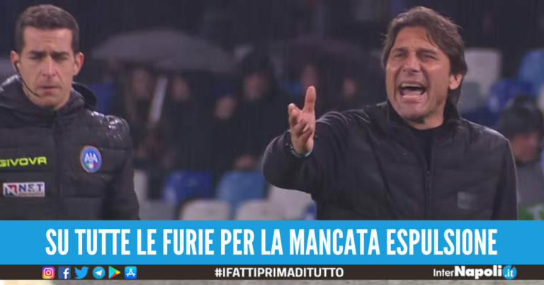 “Testa di ca***!”: cosa rischia Antonio Conte per il pesante insulto all’arbitro