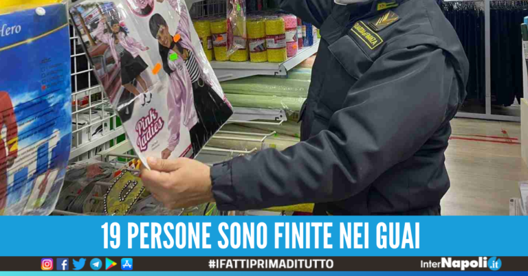 Carnevale, maxi sequestro nel Napoletano: sottratti alla vendita oltre 500mila articoli non sicuri