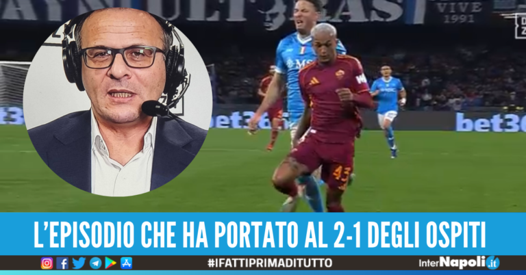 Rigore Napoli-Roma: il particolare che è sfuggito anche a Marelli