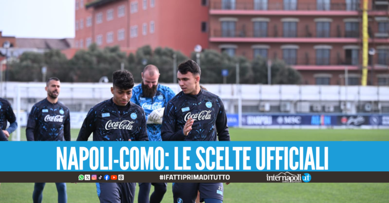 Napoli-Como: Conte ne cambia 5, c’è un debutto dal 1′ minuto