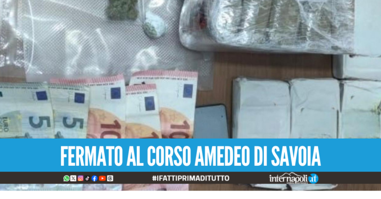 Sorpreso con 1,5 kg di droga, arrestato a Napoli dopo l'irruzione nel locale