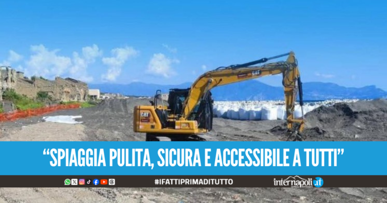 Napoli Est sta per riavere la sua spiaggia, in corso la bonifica a San Giovanni a Teduccio