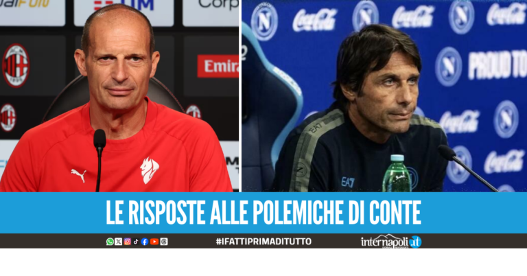 Allegri e Chivu replicano a Conte: “Si gioca troppo? Le squadre di vertice sono così…”