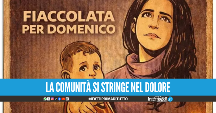 Fiaccolata a Nola per il piccolo Domenico dopo il no al trapianto