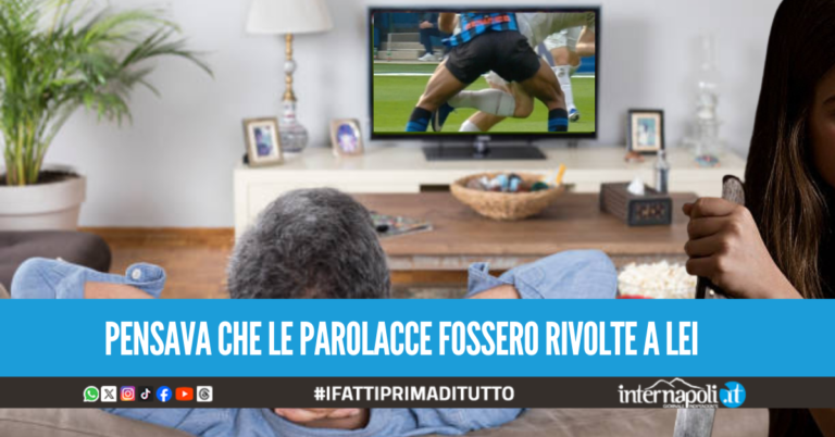 Perde la testa per il rigore negato al Napoli, moglie pensa che ce l’abbia con lei e lo accoltella