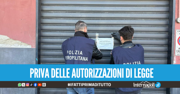 Napoli, sequestrata nota officina alla Toscanella: nei guai 3 persone