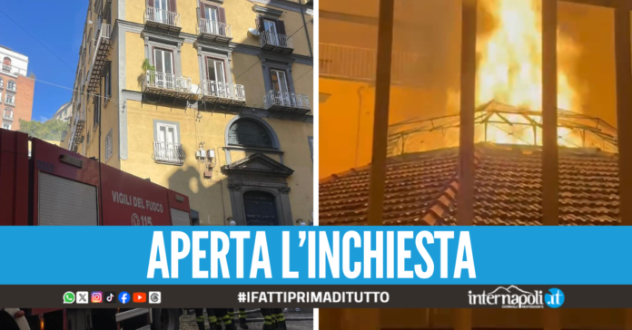 Incendio al teatro Sannazaro, la Procura indaga per incendio colposo