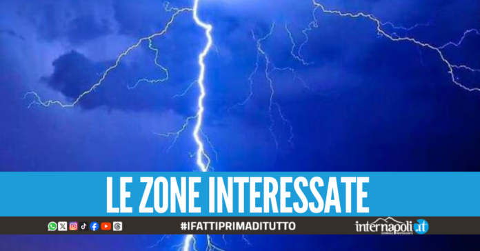 Nuove piogge in arrivo in Campania ma non ovunque, prorogata l'allerta meteo