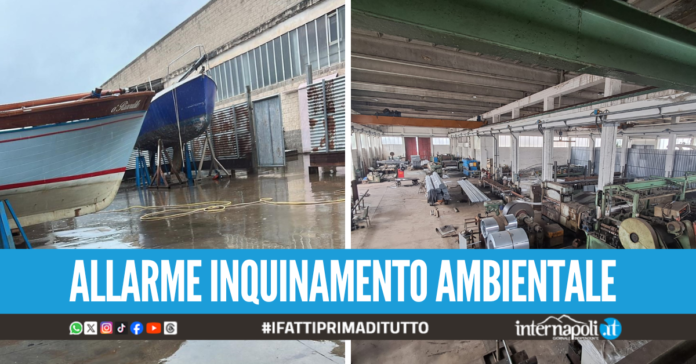 Sversava reflui nel fiume Sarno, sequestrata nota azienda a Torre Annunziata
