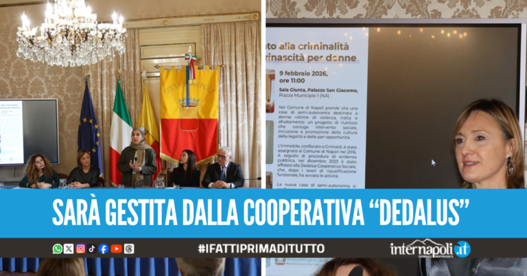 A Napoli una casa per donne vittime di violenza, è stata inaugurata nel bene confiscato al clan