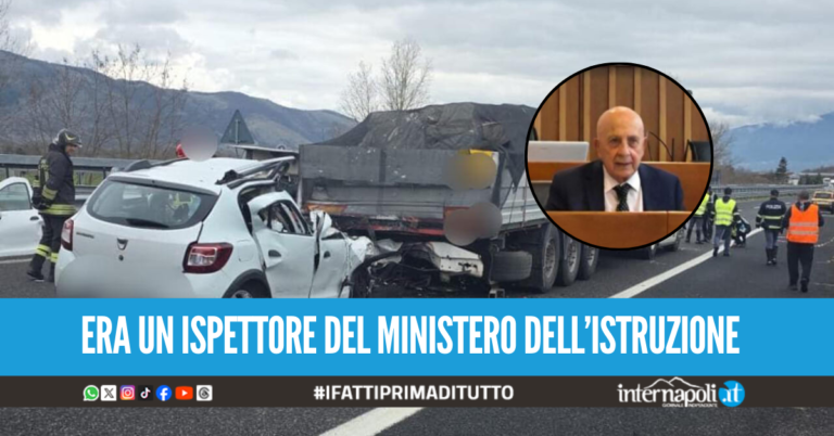 Auto contro tir sull'A2 nel Salernitano, Francesco muore dopo lo schianto