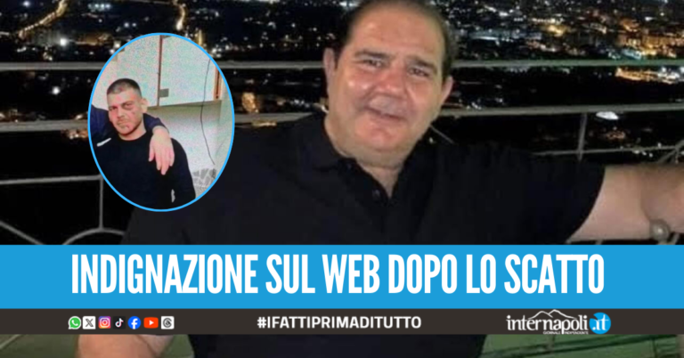 Gaetano Russo ucciso a Sarno, il killer del panettiere si fa fotografare in cella col fratello