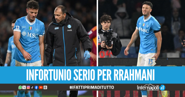Napoli, emergenza senza fine: c’è lesione per Rrahmani, si va verso un lungo stop